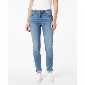 Lauren Conrad Jeans Womens Light Wash Blue Slim Boyfriend recycled materials